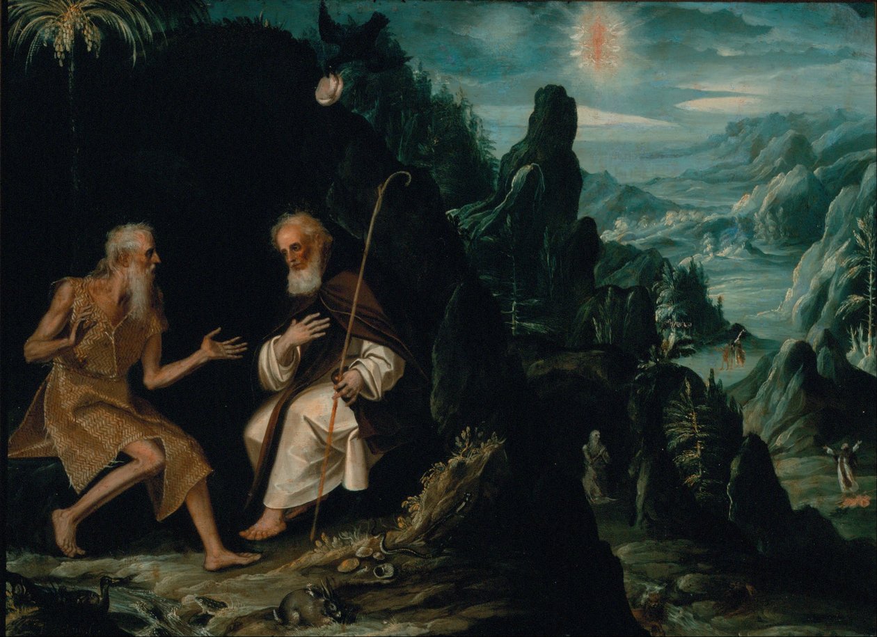 Hermits, Saint Paul ja Saint Anthony tekijältä Baltasar de Echave Ibía