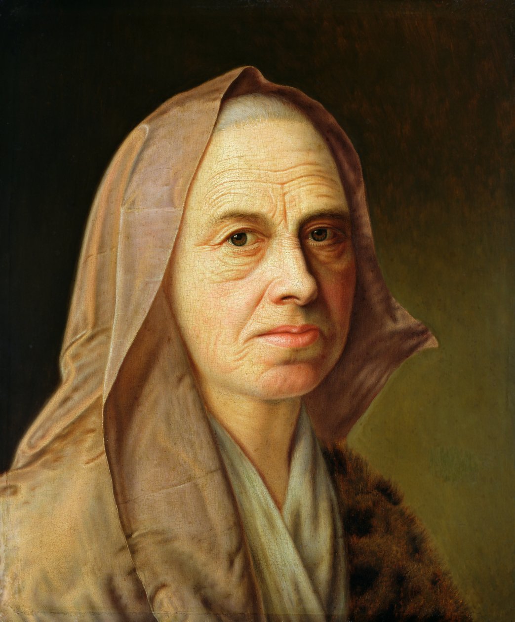 Vanha nainen tekijältä Balthasar Denner