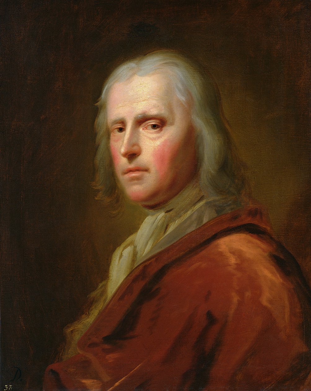 Miehen muotokuva tekijältä Balthasar Denner