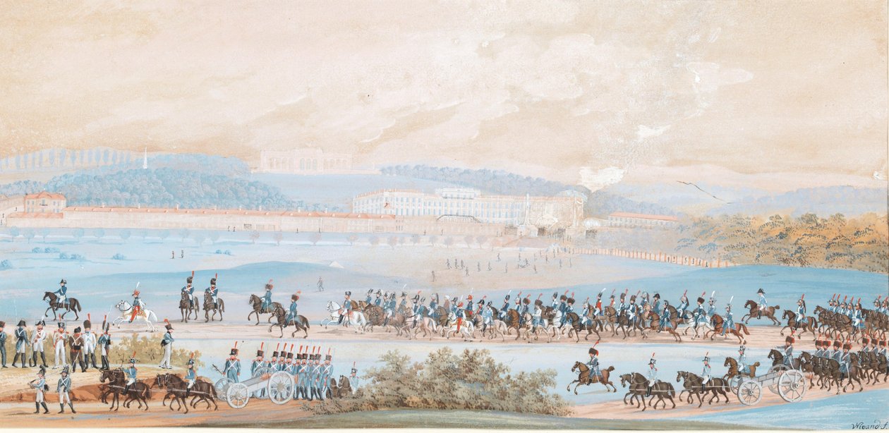 Napoleonin tulo Schönbrunniin tekijältä Balthasar Wigand