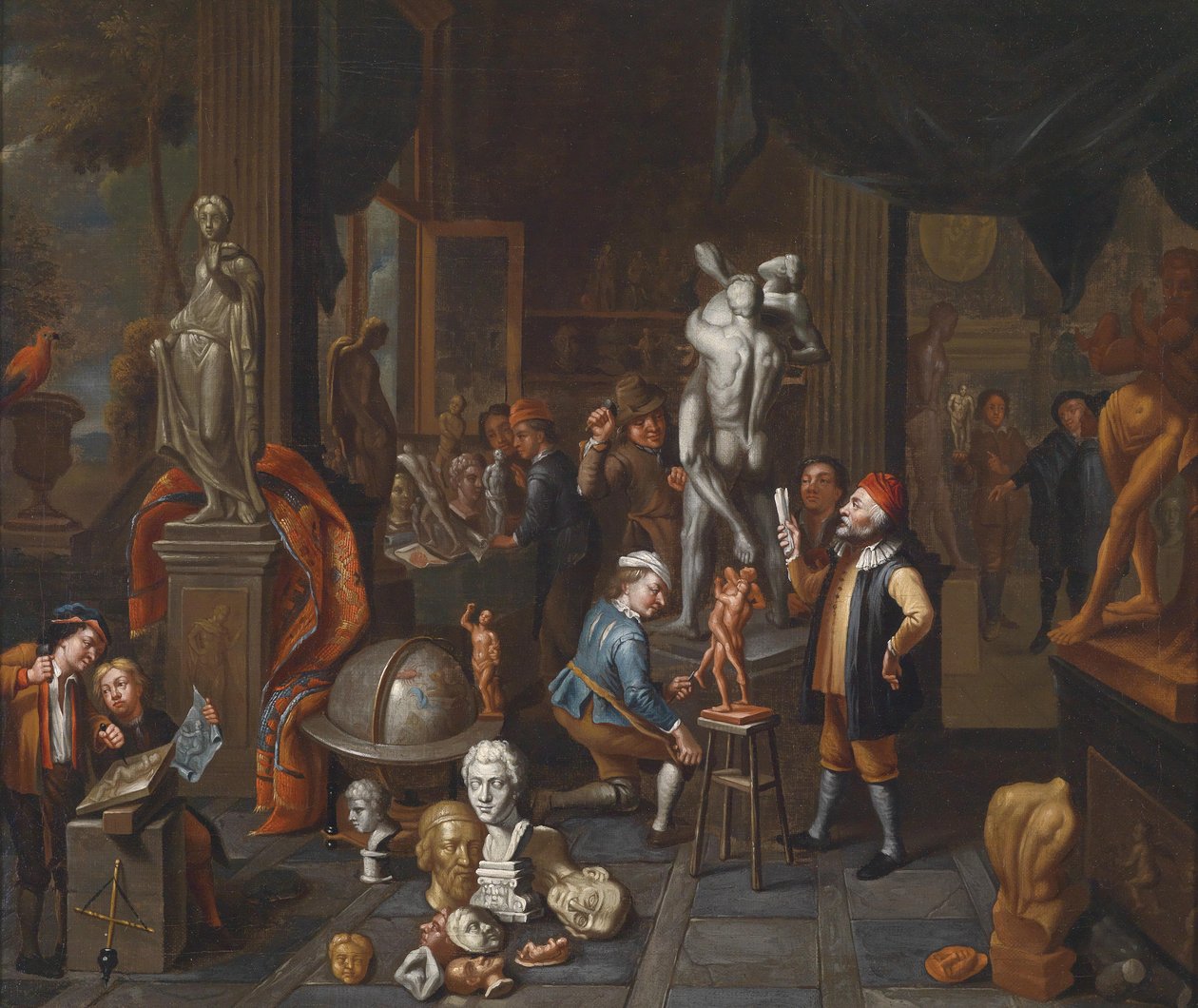 Olen Atelier des Bildhauers tekijältä Balthasar van den Bossche