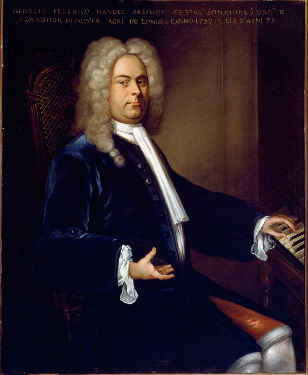 George Frederick Händel (Georg Friedrich Handel tekijältä Balthasar (after) Denner