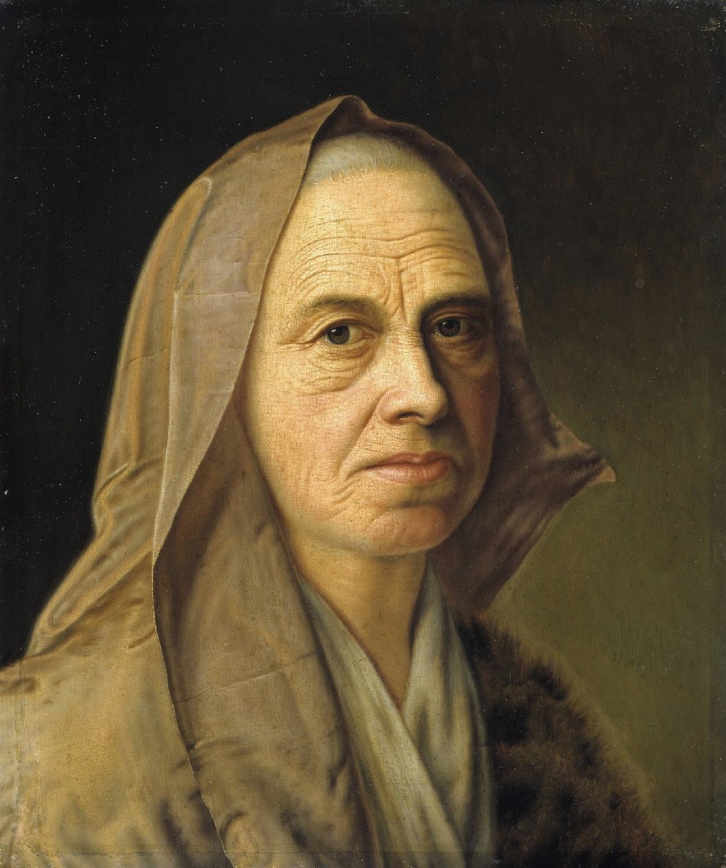 Denner, Balthasar - Tutkimus vanhasta naisesta - Hamburger Kunsthalle tekijältä Balthasar Denner