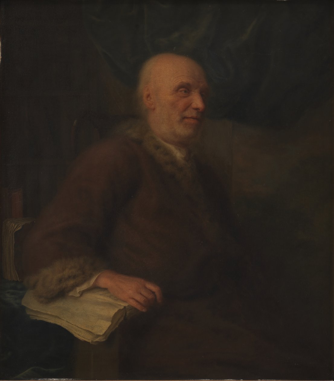 Miehen muotokuva tekijältä Balthasar Denner