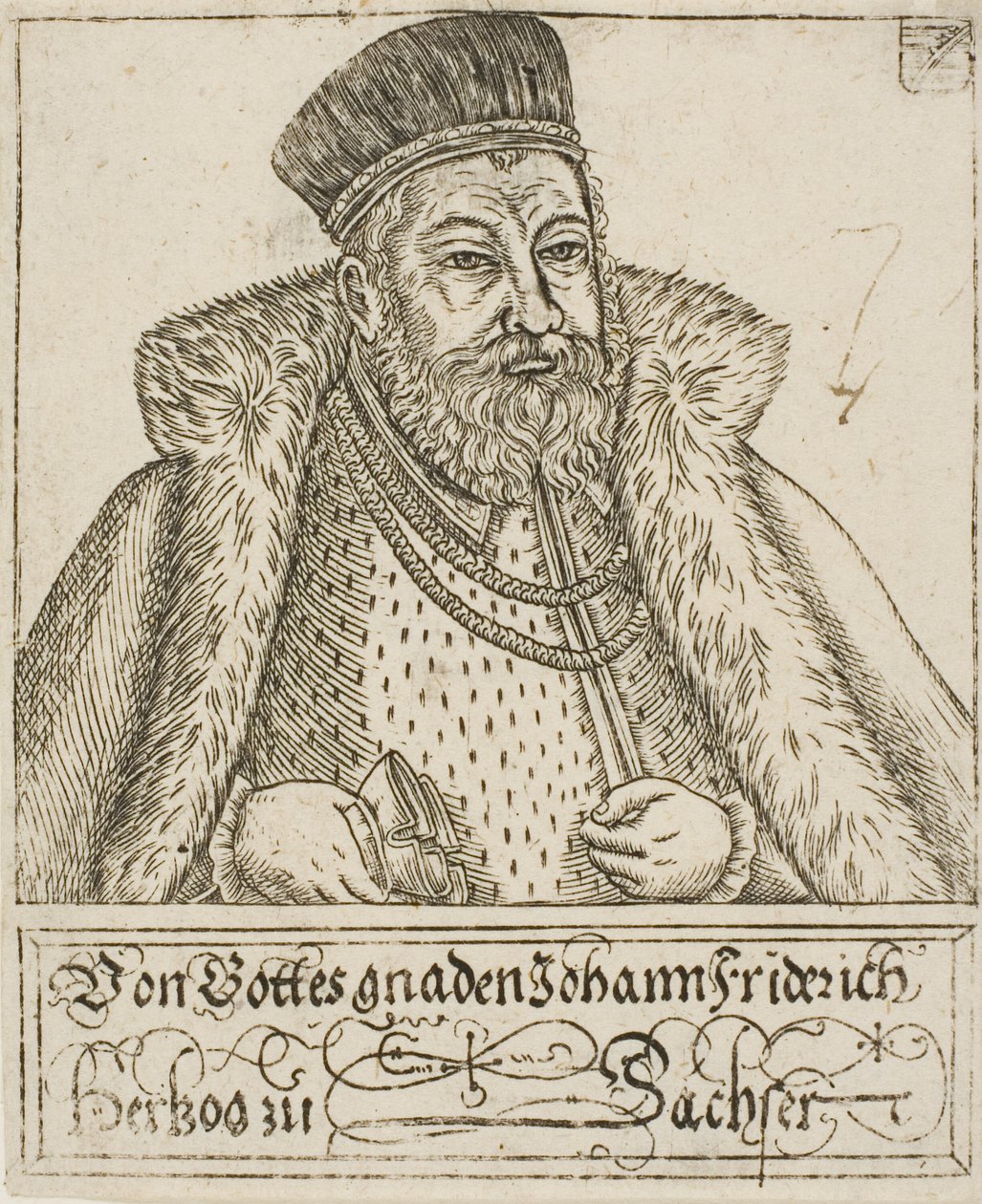 Johann Friedrich, Saxon Dukes and Electorsista tekijältä Balthasar Jenichen
