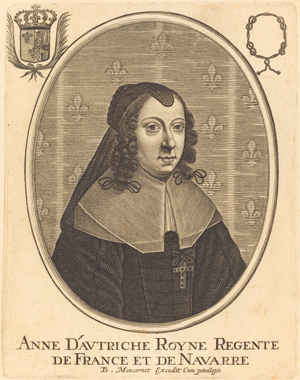 Anne Itävallasta tekijältä Balthasar Moncornet