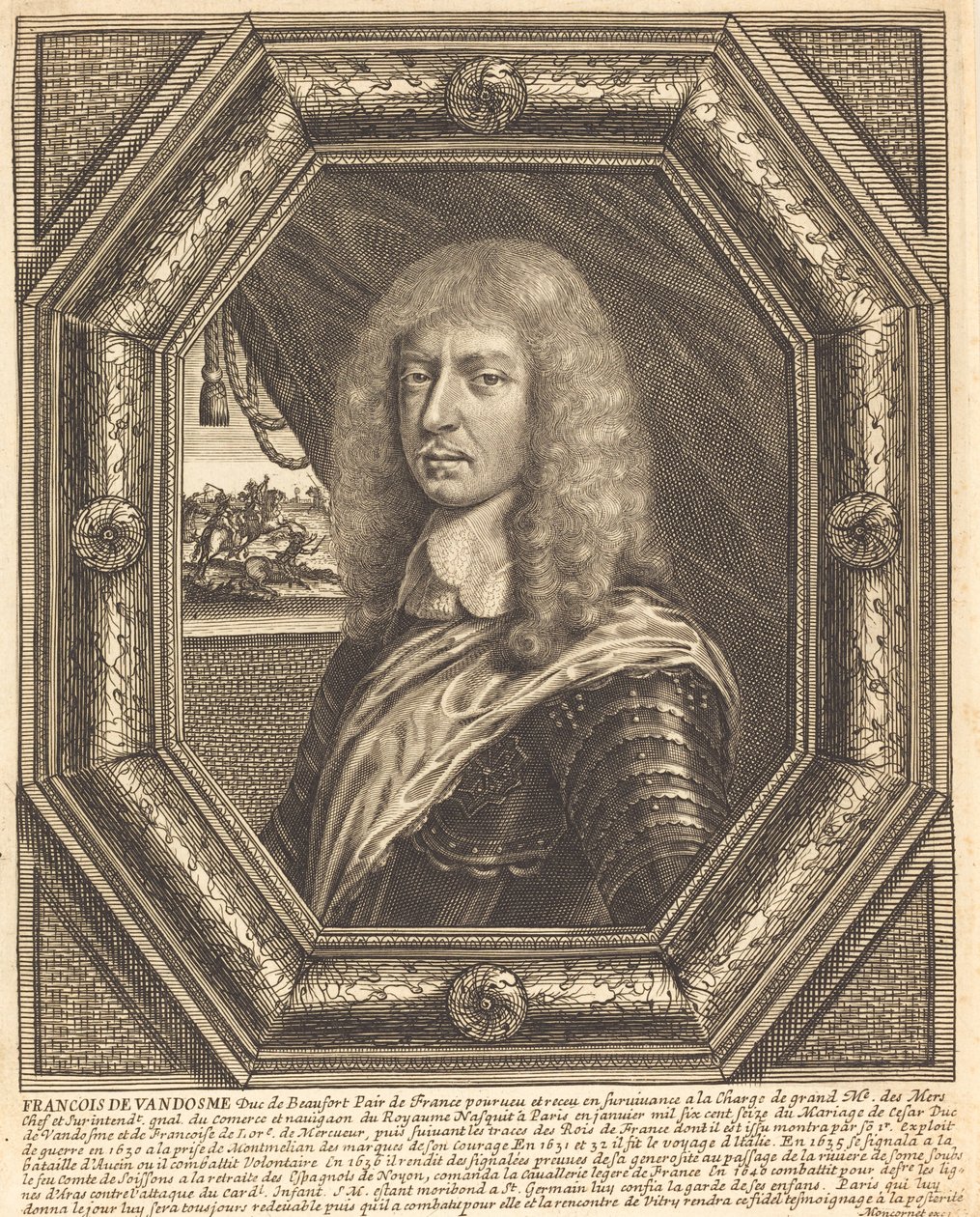 Francois de Vendome, Beaufortin herttua tekijältä Balthasar Moncornet