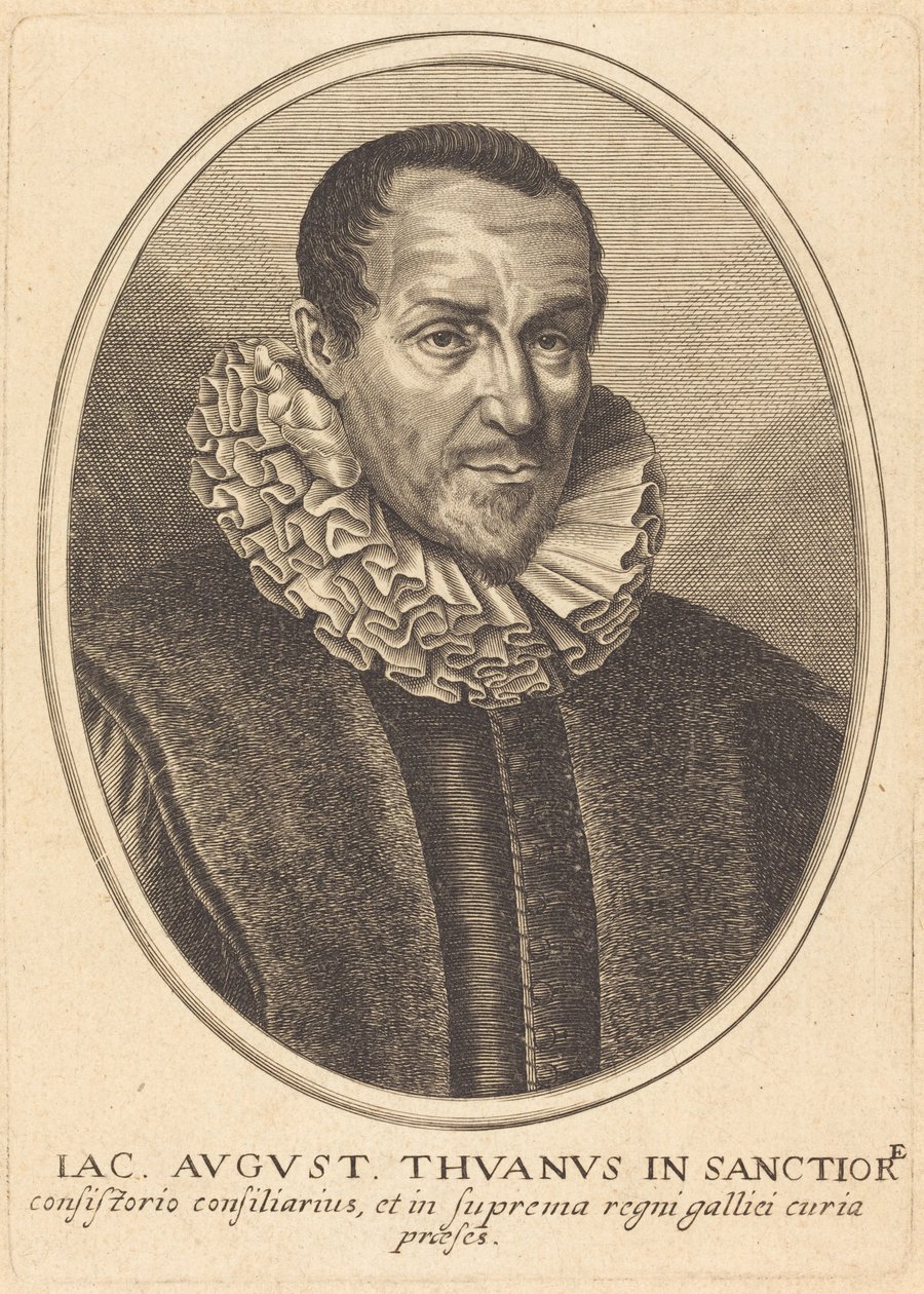 Jacques-Auguste de Thou tekijältä Balthasar Moncornet