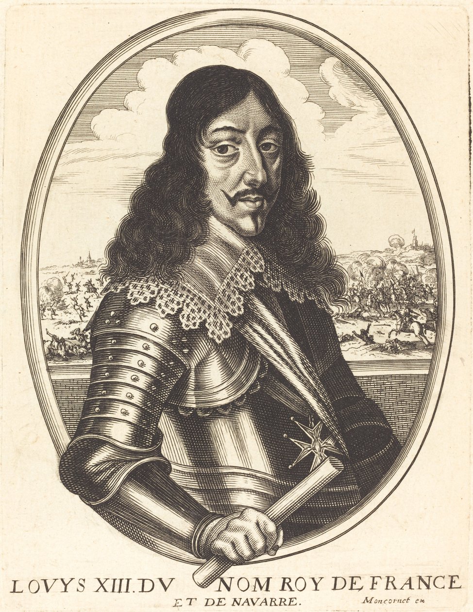 Ludvig XIII, Ranskan kuningas tekijältä Balthasar Moncornet