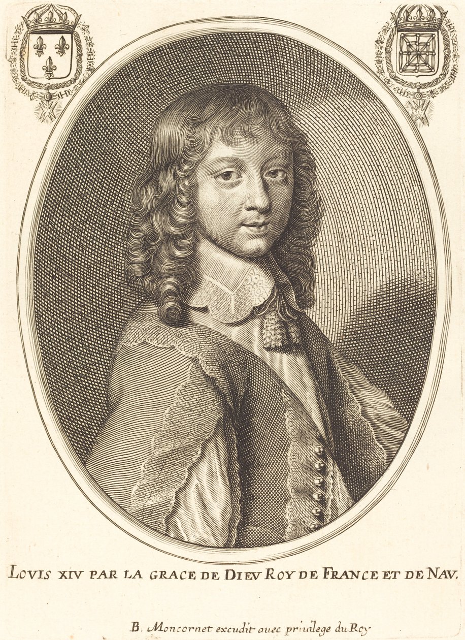 Ludvig XIV tekijältä Balthasar Moncornet