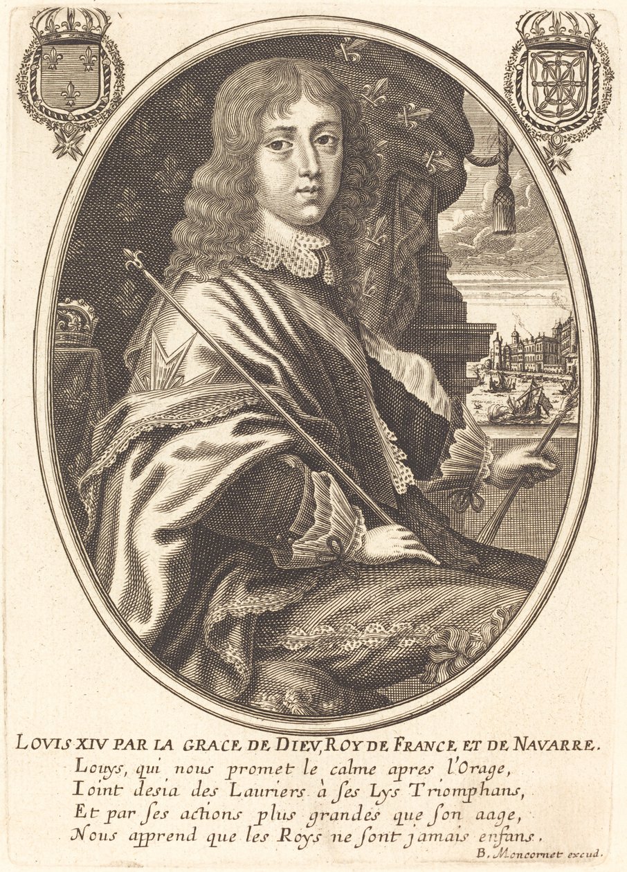 Ludvig XIV, Ranskan kuningas tekijältä Balthasar Moncornet