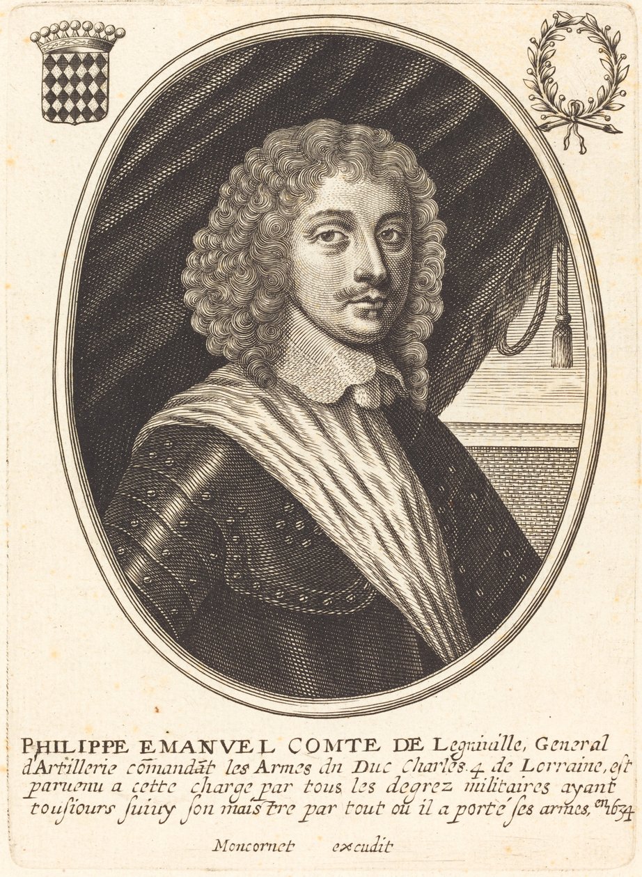 Philippe Emmanuel, Lignevillen kreivi tekijältä Balthasar Moncornet
