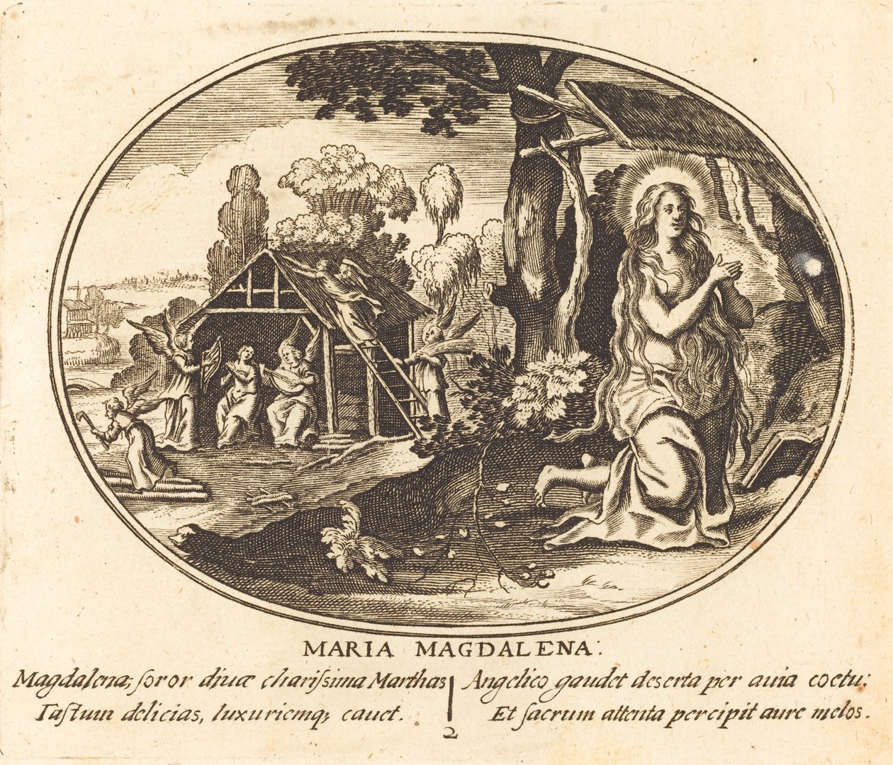 Maria Magdalenan katumus tekijältä Balthasar Moncornet
