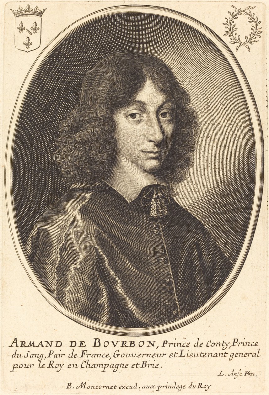 Armand of Bourbon tekijältä Balthasar Moncornet after Luggert van Anse