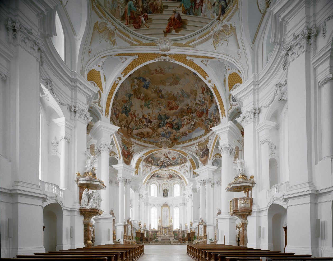 Arkkitehti Johann Balthasar Neumann (1687-1753) Neresheim, Saksa tekijältä Balthasar Neumann