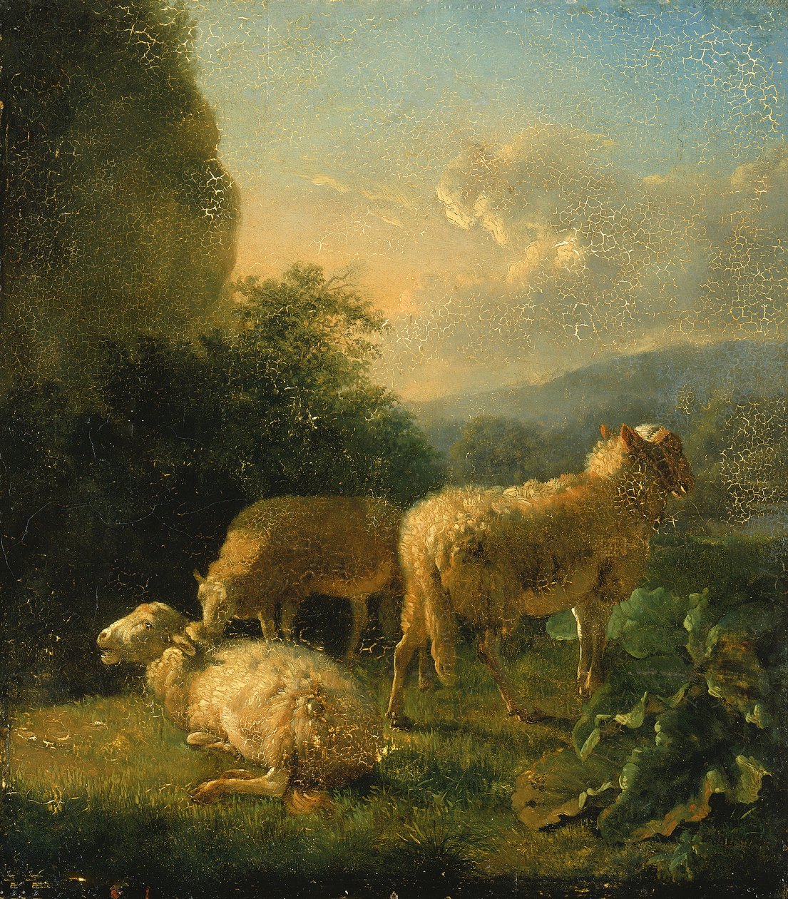 Lampaat, 1700-luvun loppu - 1800-luvun alku. tekijältä Balthasar Paul Ommeganck