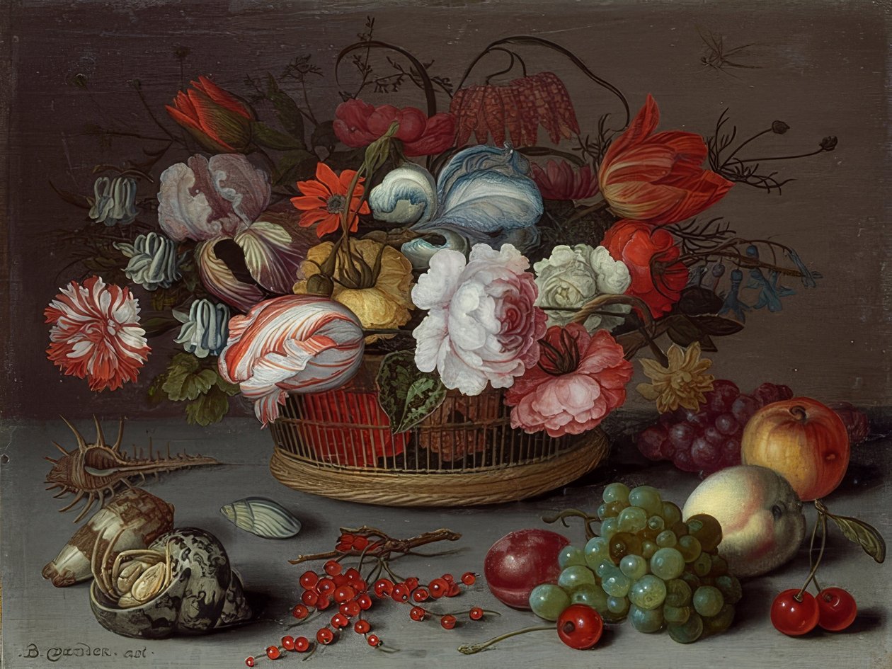 Kori kukkia. Noin 1622 tekijältä Balthasar van der Ast