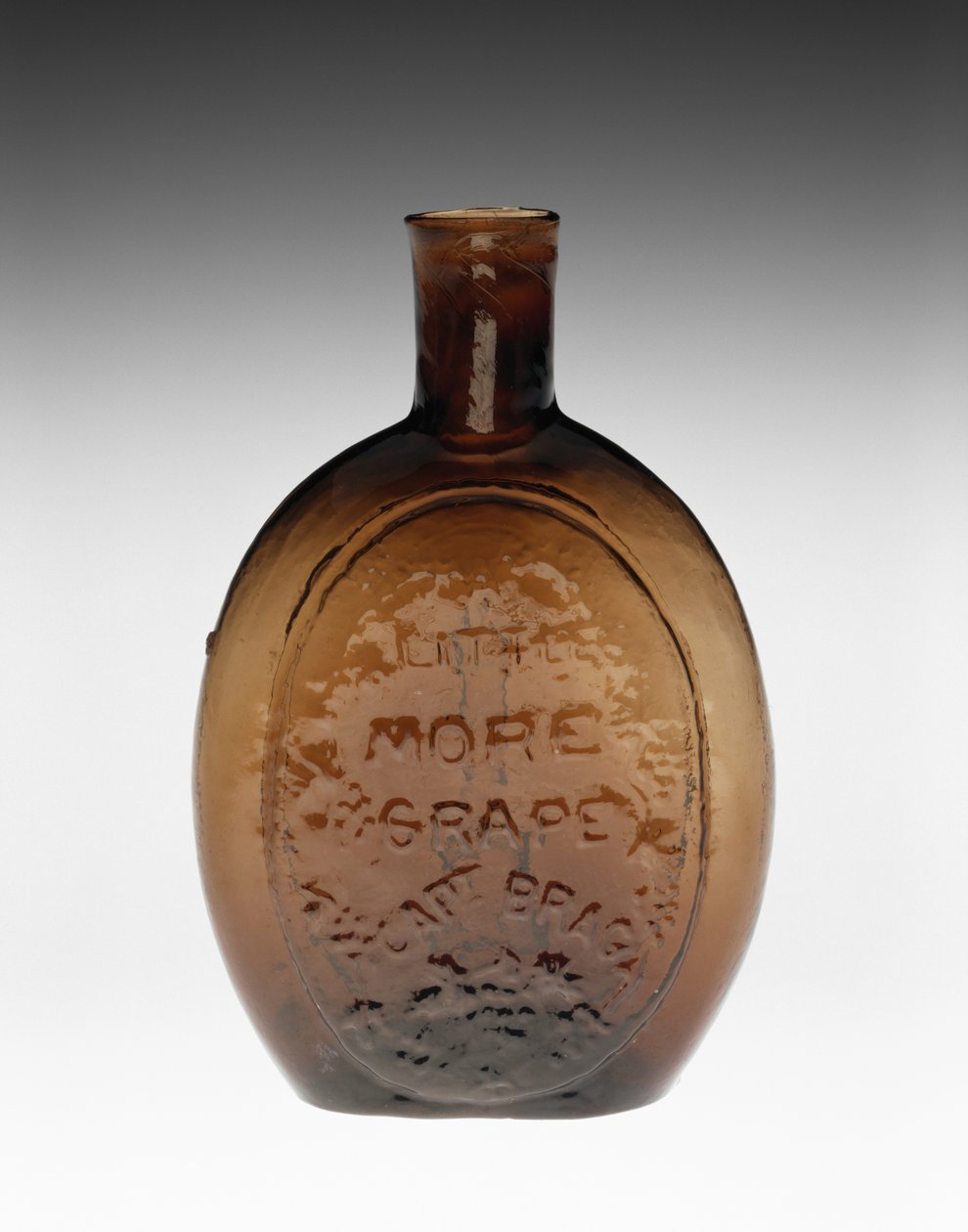 Kuviopullo, n. 1847 (lyijytön lasi) tekijältä Baltimore Glass Works