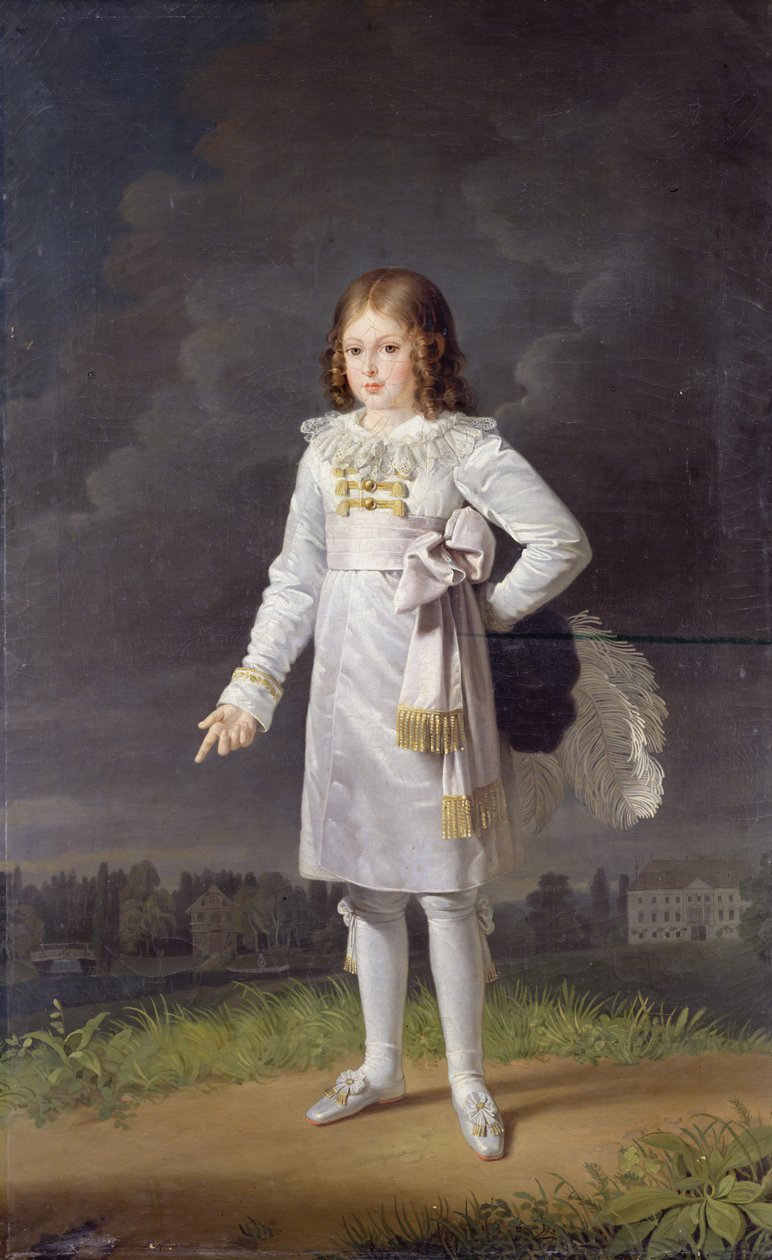 Frederic-Napoleon (1815-33) Prinssi Bacciochi, 1819 tekijältä Barbara Krafft