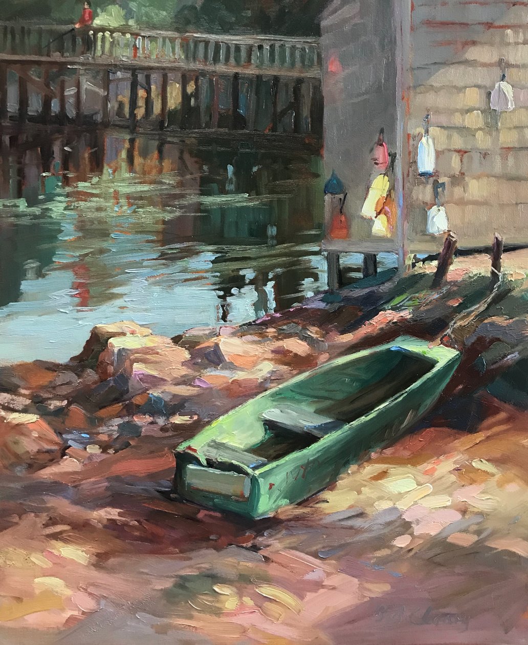 Venevaja 2 Maine, n.1980-95 (öljy kankaalle) tekijältä Barbara Cleary