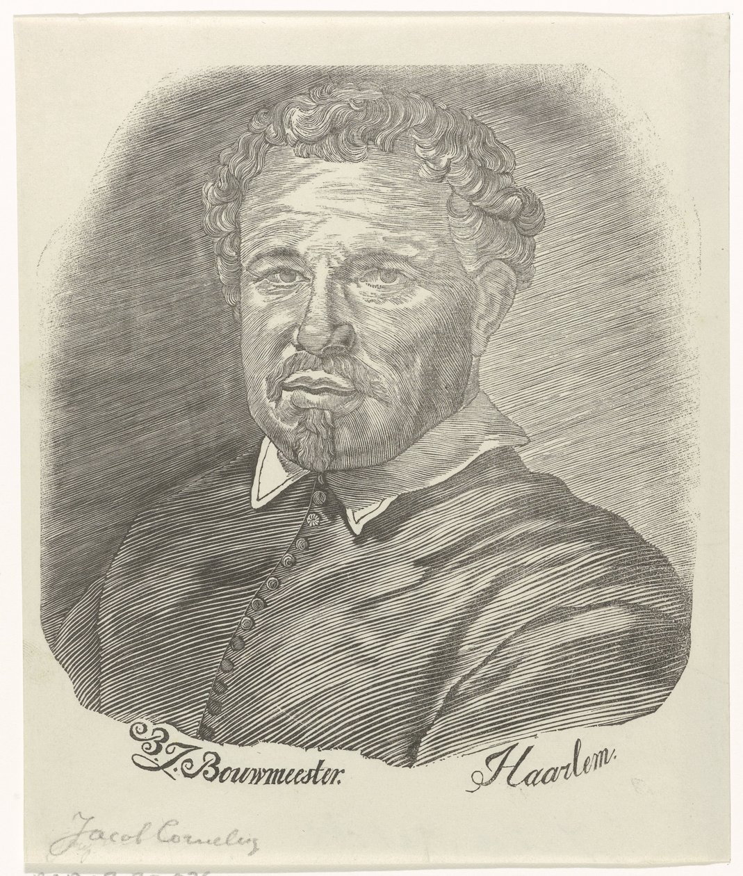 Jacob Corneliszin muotokuva. tekijältä Barend Johannes Bouwmeester