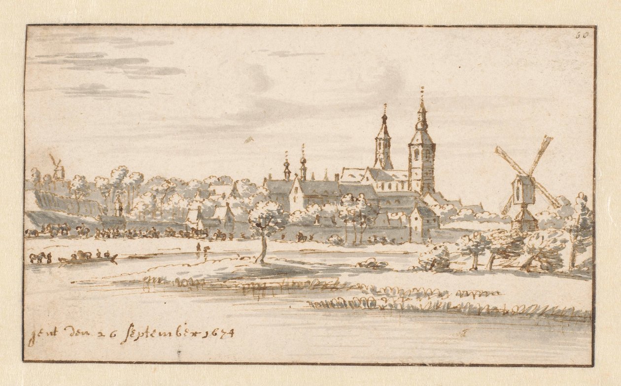 Näkymä Gentiin tekijältä Barend Klotz (attributed to)