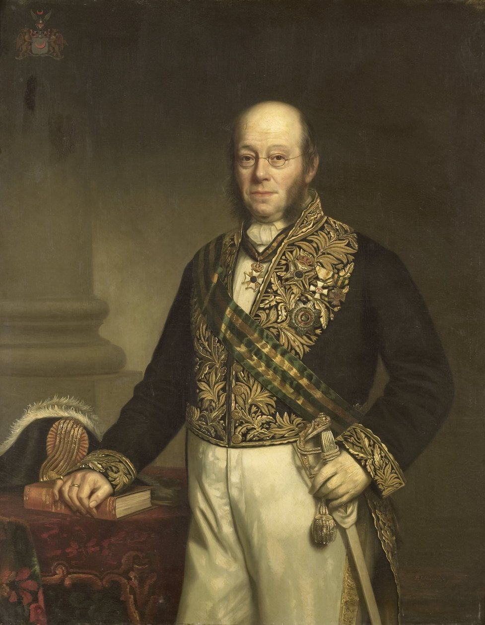Ludolph Anne Jan Wilt Baron Sloet van de Beele (1806-90). Kenraalikuvernööri (1861-66) tekijältä Barend Leonardus Hendriks