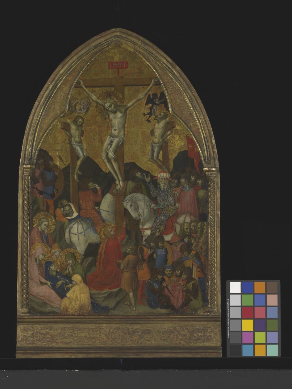 Crucificação (têmpera e ouro sobre madeira) finlandesa tekijältä Barnaba da Modena