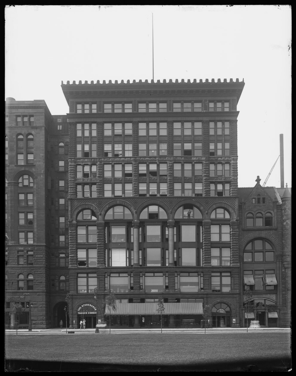 Fine Arts Building, Chicago, Illinois, USA, n. 1903 (b/w kuva) tekijältä Barnes and Crosby