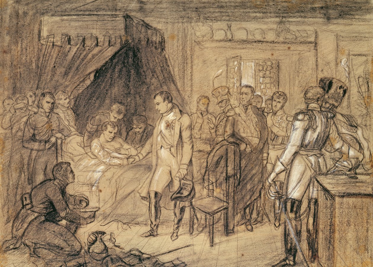 Montebellon herttuan marsalkka Jean Lannesin (1769-1809) kuolema tekijältä Antoine Jean Gros
