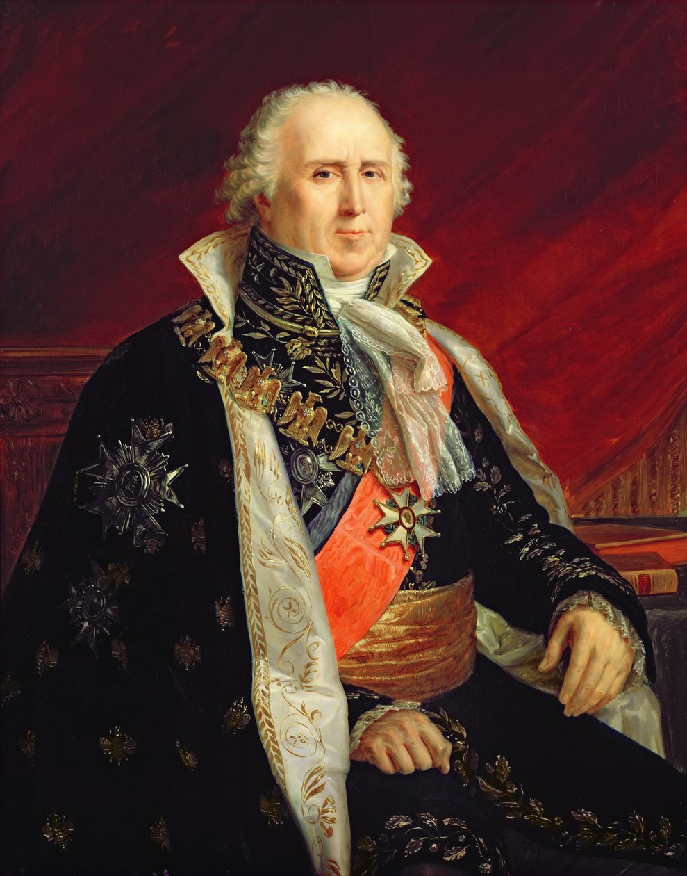 Charles-Francois Lebrun (1739-1824) Plaisancen herttua Imperiumin arkkirahastonhoitajan asussa tekijältä Baron François Pascal Simon Gérard