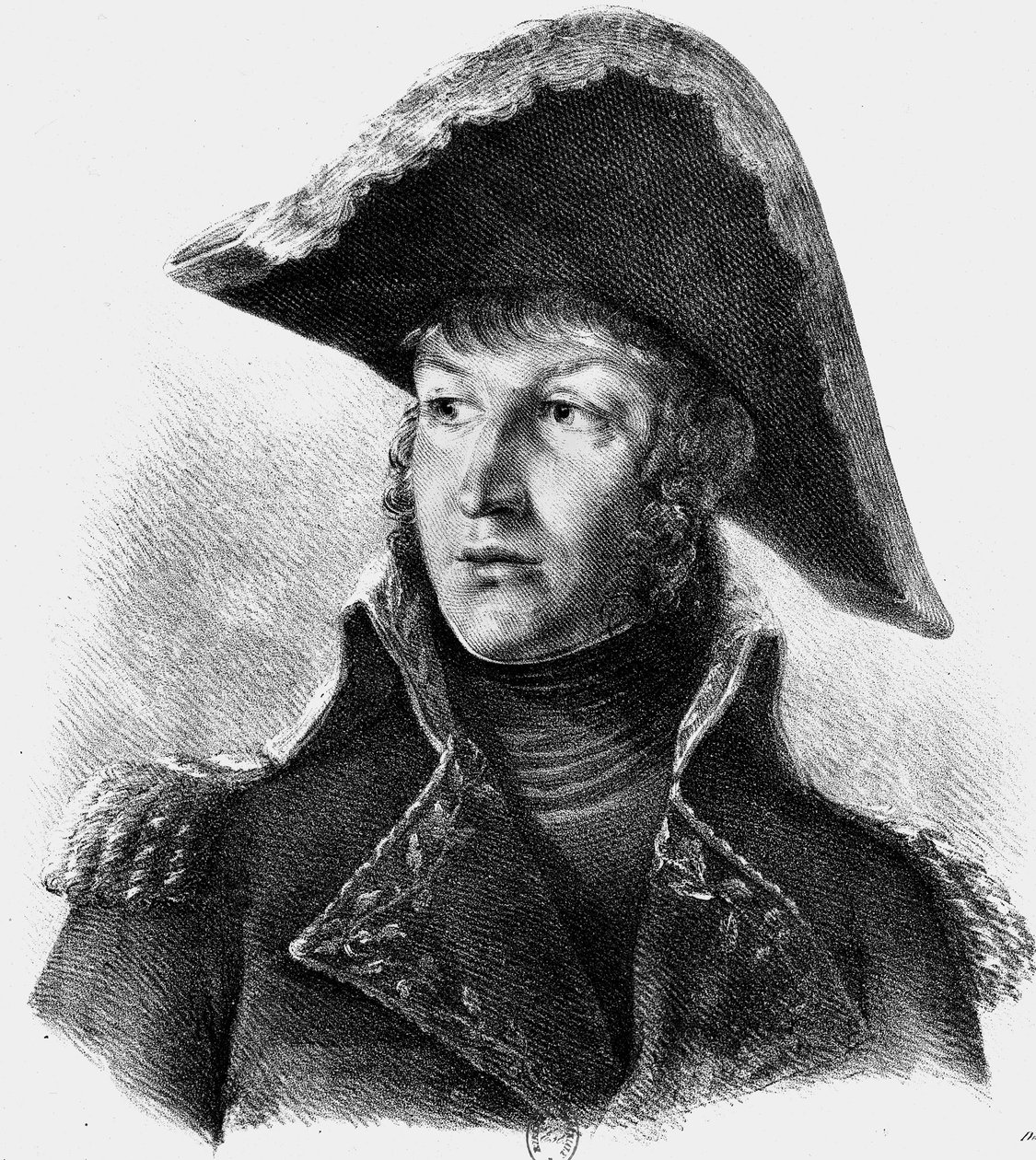 Jean Andoche Junot Abrantesin herttua: ranskalainen genral (kaiverrus) tekijältä Baron Antoine Jean (after) Gros
