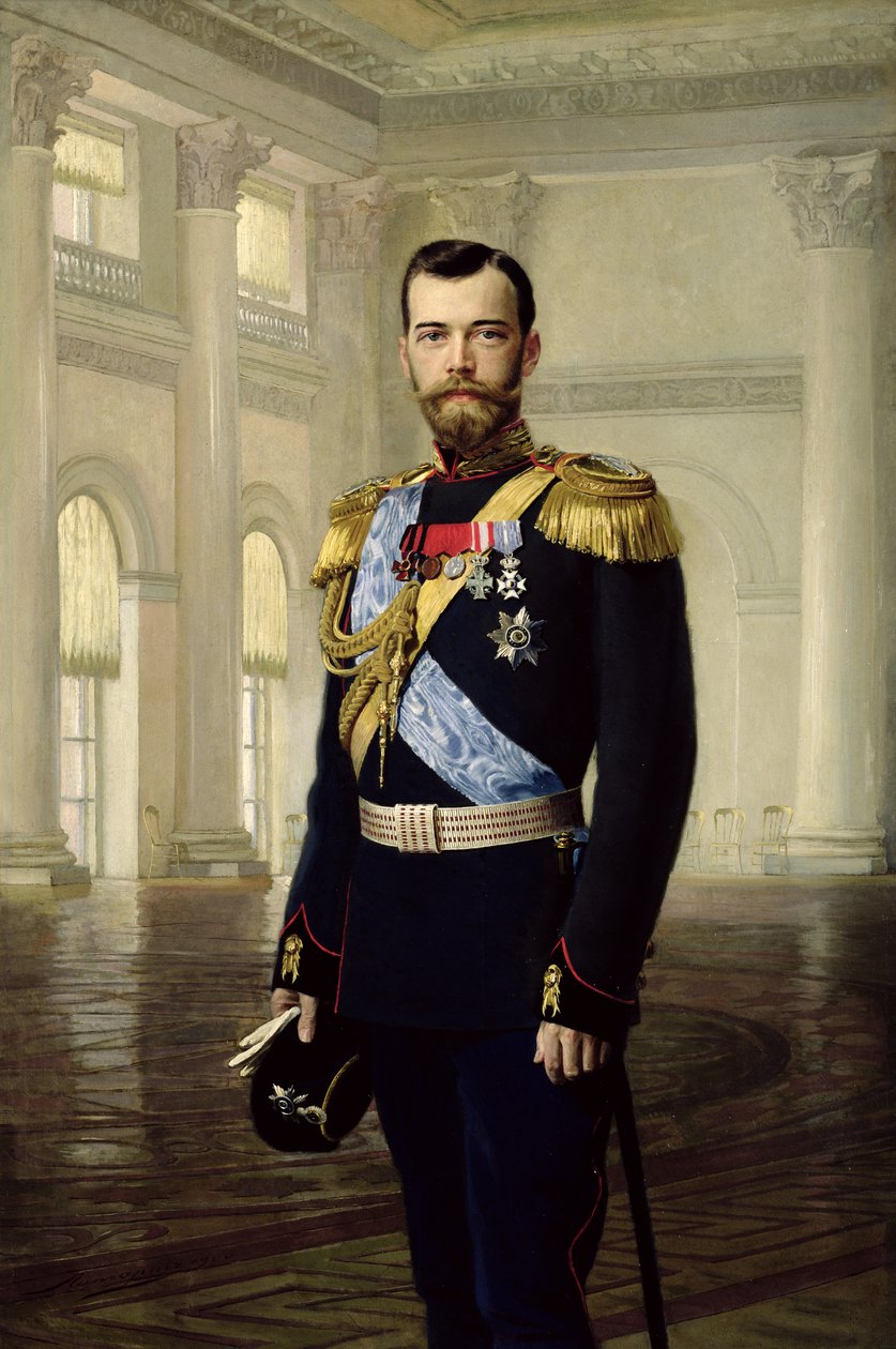 Keisari Nikolai II:n muotokuva tekijältä Baron Ernest Friedrich von Liphart