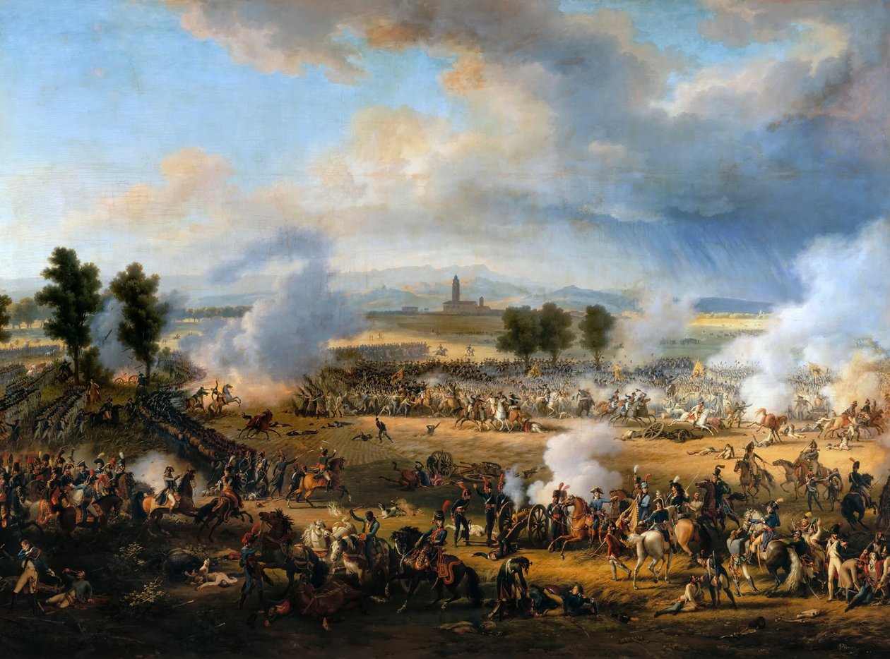Marengon taistelu 14. kesäkuuta 1800 tekijältä Baron Lejeune Louis François