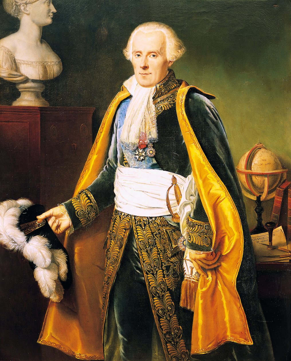 Pierre-Simon Laplacen muotokuva (Beaumont-en-Auge tekijältä Baron Pierre Narcisse Guerin