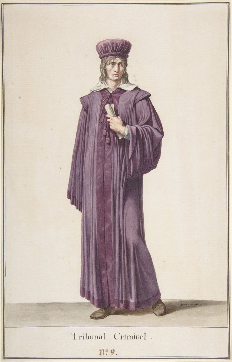 Rikostuomioistuimen tuomari, n. 1798-1799 tekijältä Baron Pierre Narcisse Guerin