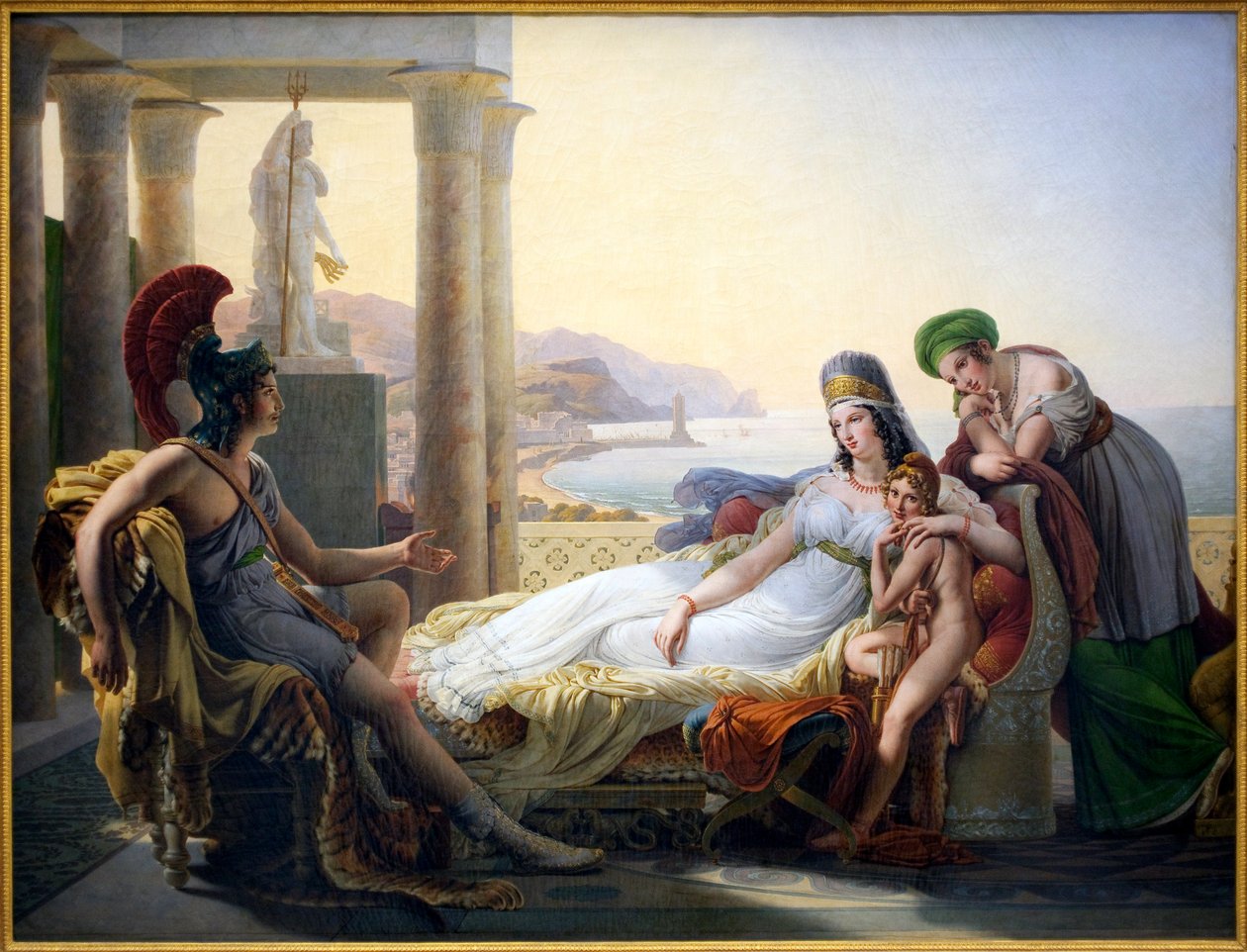 Enee kertoo Didonille Troijan onnettomuuksista - Paroni Pierre Narcissen (Pierre-Narcisse) Guerinin (1774-1833) maalaus, öljy kankaalle tekijältä Baron Pierre Narcisse Guerin