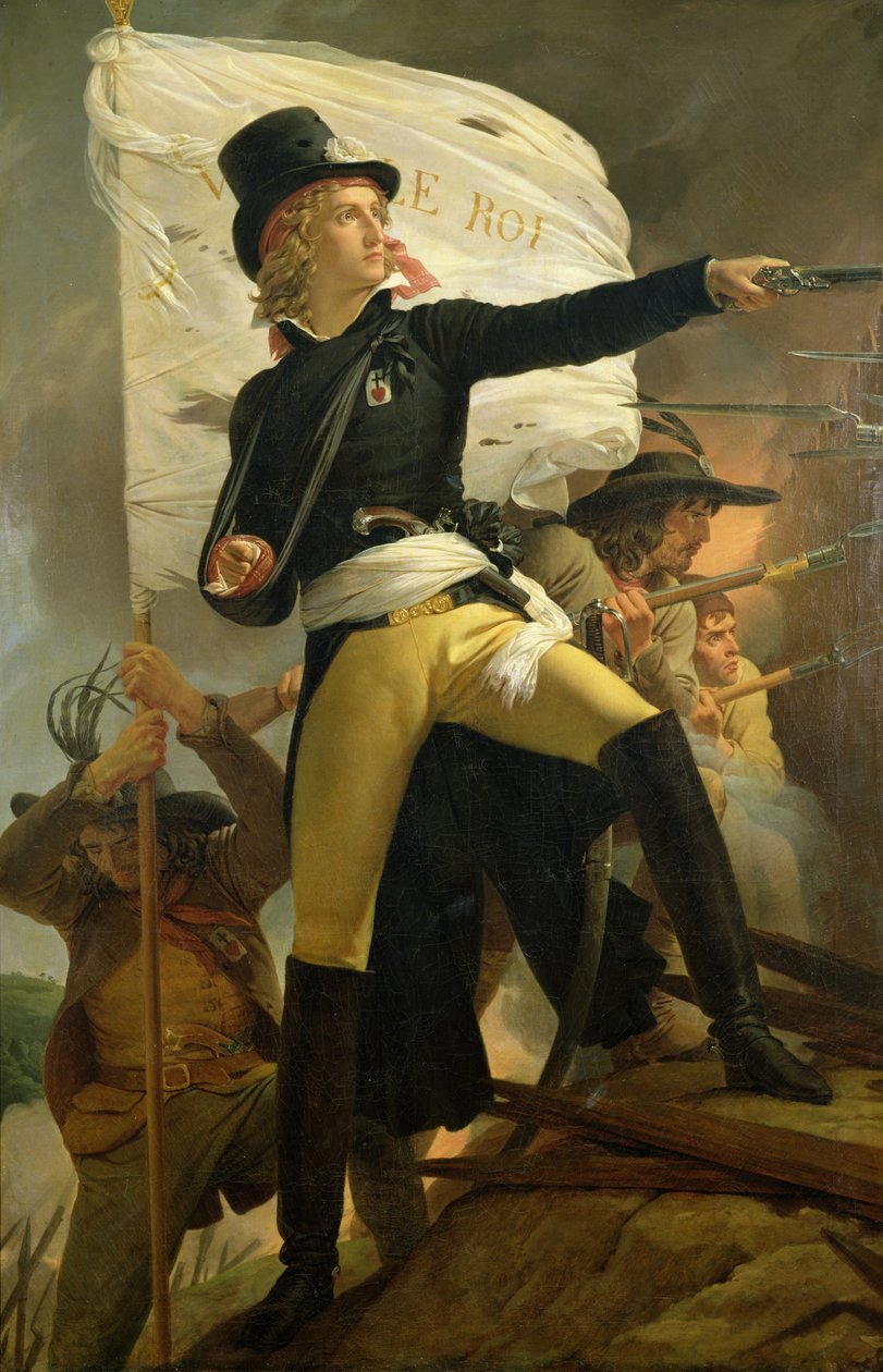 Henri de La Rochejaquelein (1772-94), Vendeen kapinan johtaja, 1817 tekijältä Baron Pierre Narcisse Guerin