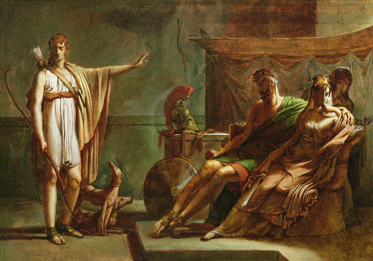 Phaedra ja Hippolytus, 1802 tekijältä Baron Pierre Narcisse Guerin