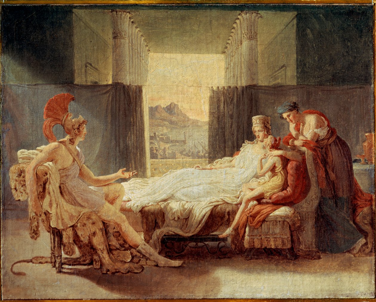 Luonnos Aeneas kertoi Didolle Troijan onnettomuuksista, ennen vuotta 1813 tekijältä Baron Pierre Narcisse Guerin