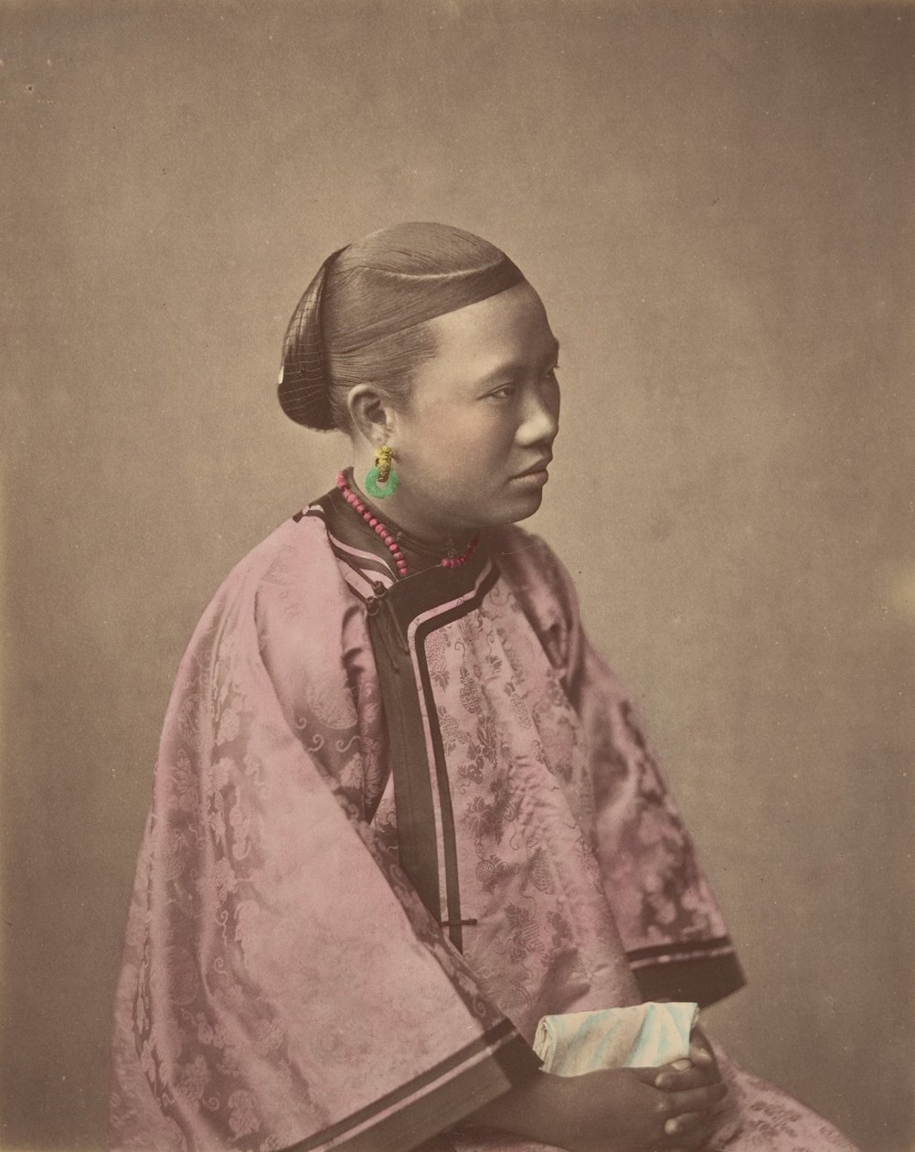 Tyttö Shanghaista 1870-luvulta. tekijältä Baron Raimund von Stillfried