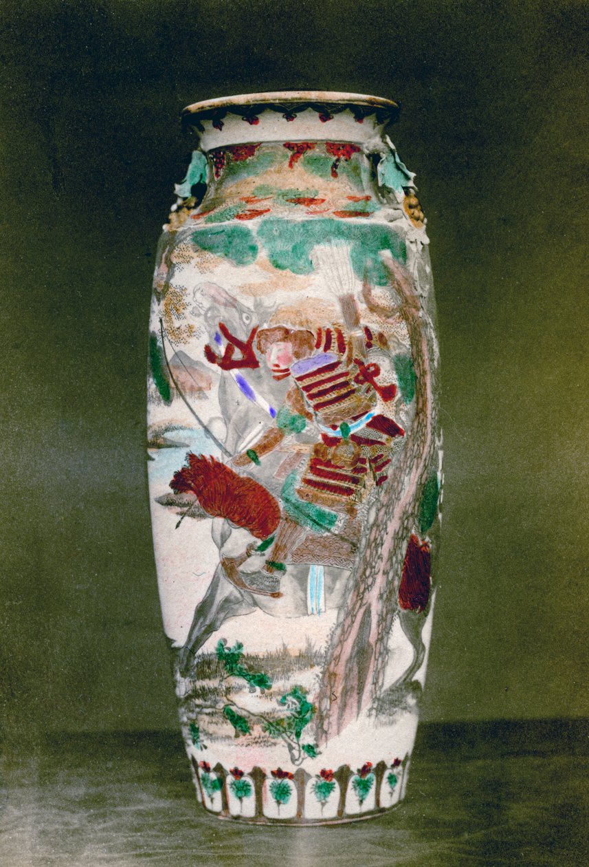 Satsuma vase, Japan, 1882 tekijältä Baron Raimund von Stillfried