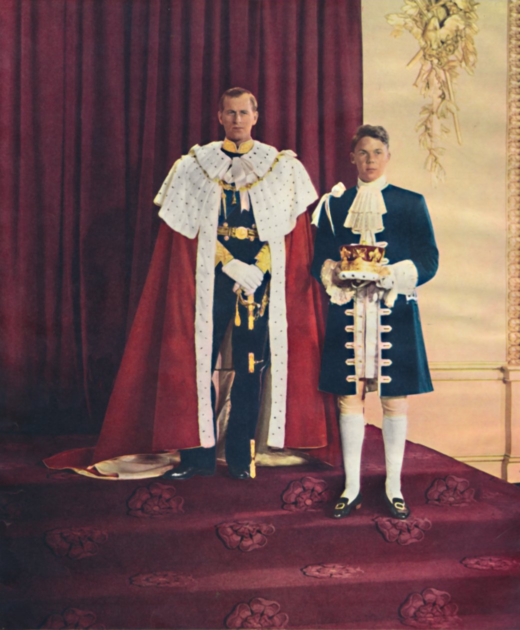 Edinburghin herttua ja hänen sivunsa, 1953 tekijältä Baron Sterling Henry Nahum