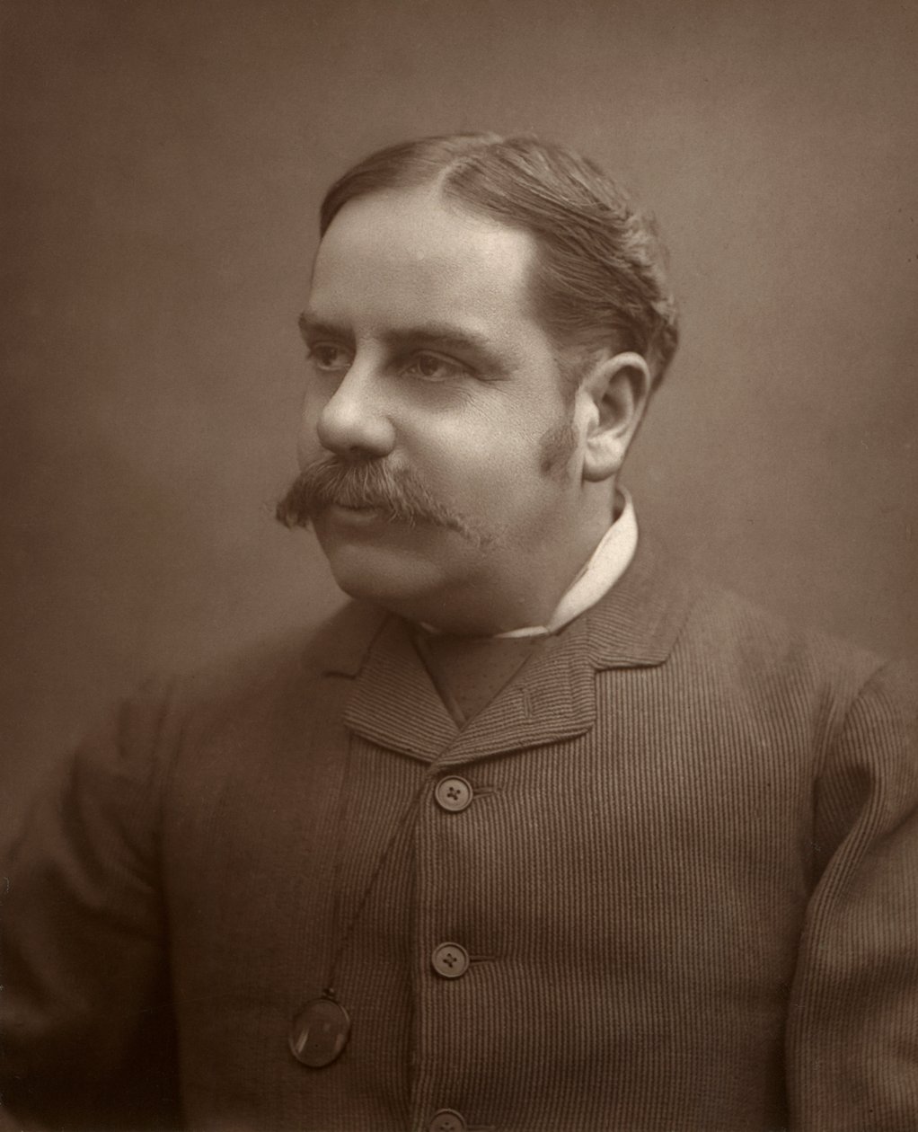 Alfred E Watson, brittiläinen teatterikriitikko, 1886 tekijältä Barraud