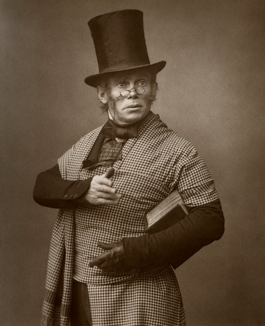 Brittiläinen näyttelijä Felix Morris in One Change, 1886. tekijältä Barraud