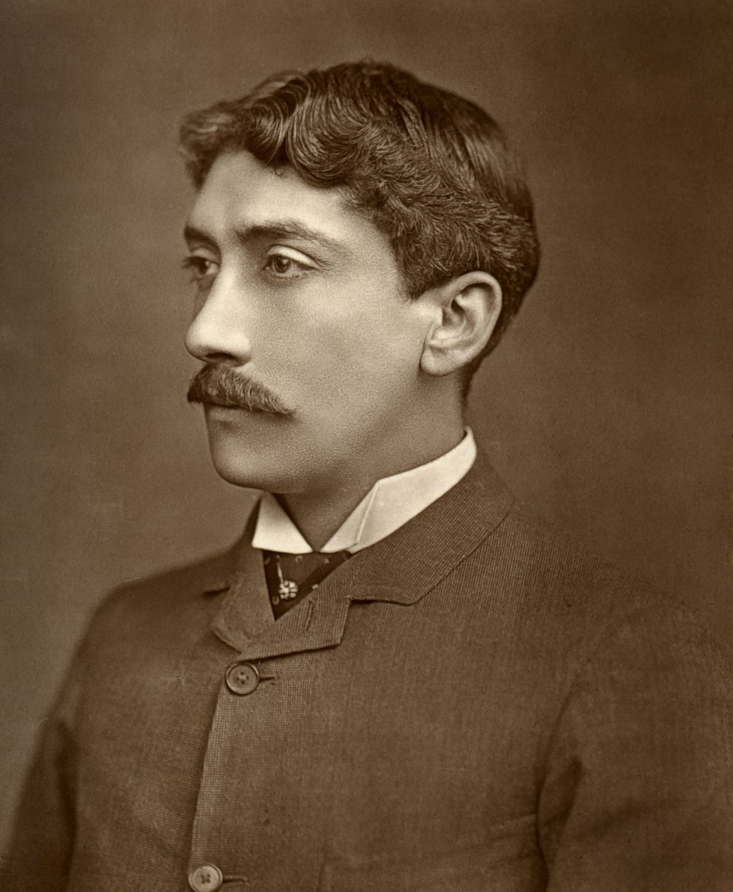 Brittiläinen näyttelijä Yorke Stephens in One Change, 1886 tekijältä Barraud