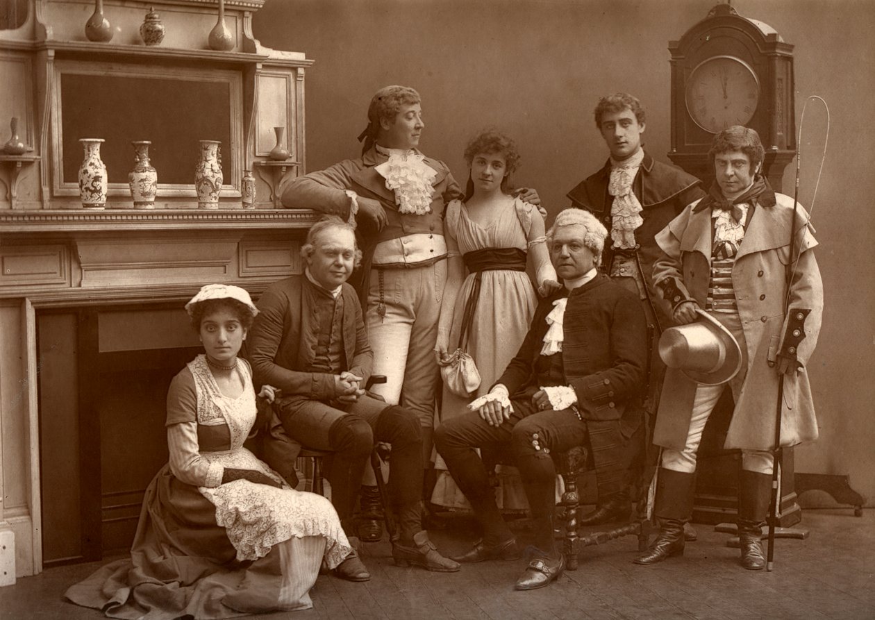 Vaudeville Company in The Road to Ruin, Vaudeville Theatre, Lontoo, 1886 tekijältä Barraud