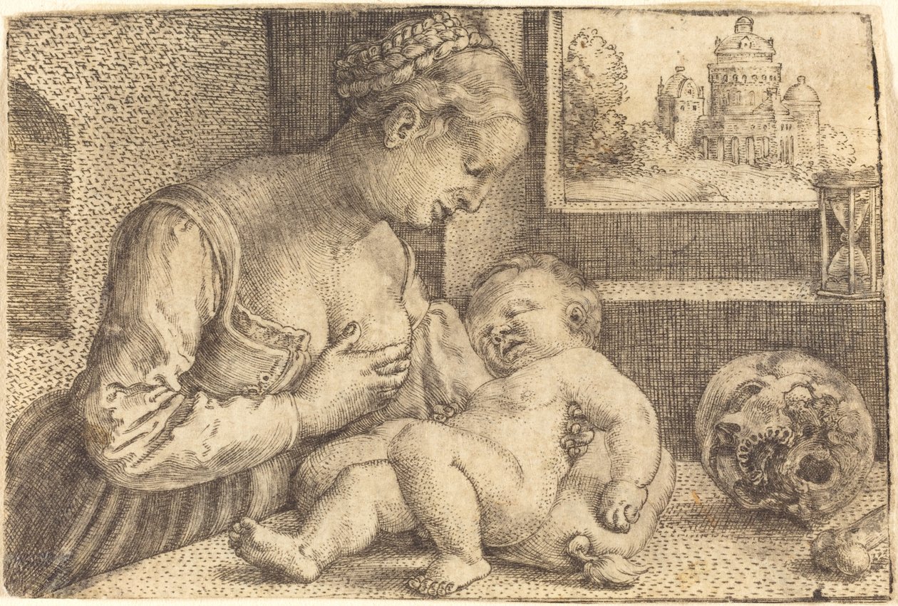 Madonna kallon kanssa tekijältä Barthel Beham