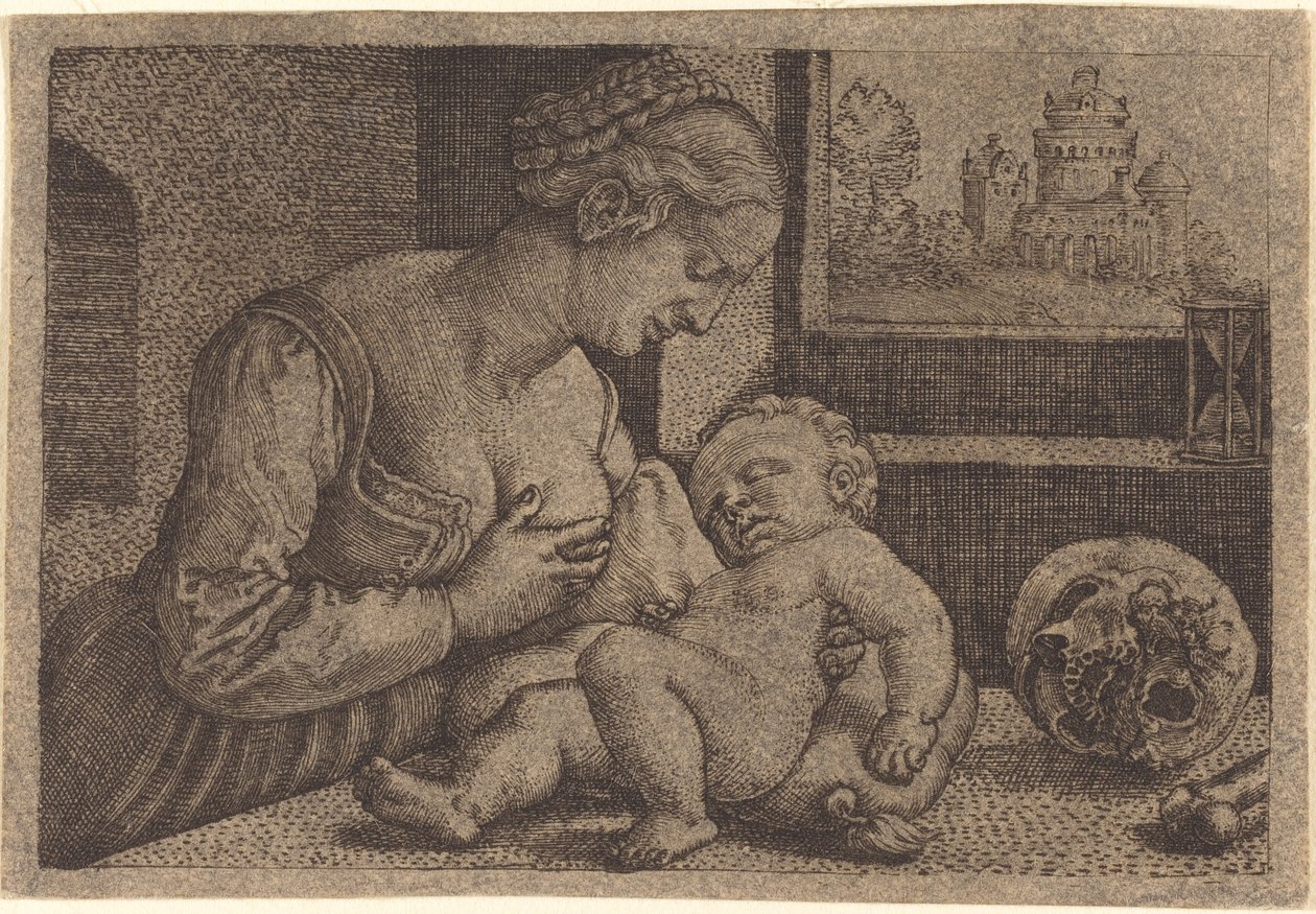 Madonna kallon kanssa tekijältä Barthel Beham