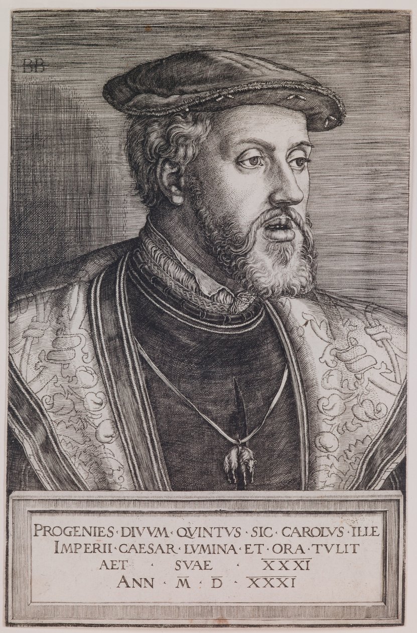 Charles Quintin muotokuva tekijältä Barthel Beham
